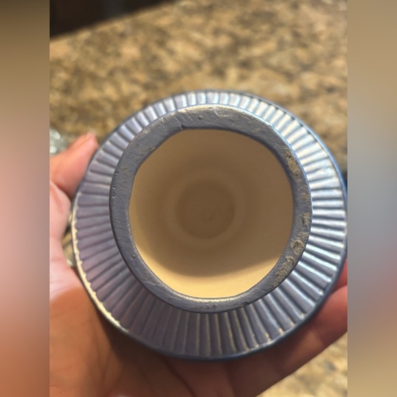 Whimsical Colourful Ceramic Blue Mushroom Decor Home Garden Kids Party Enchanted - Picture 7 of 17